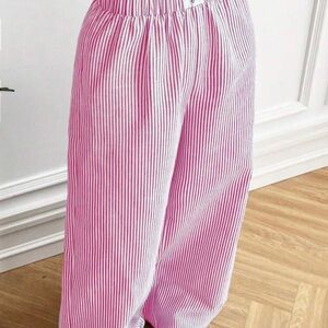 Pink Striped Kids Bottoms